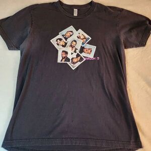 Los Angeles Apparel Maroon 5 Graphic Tshirt Size Large